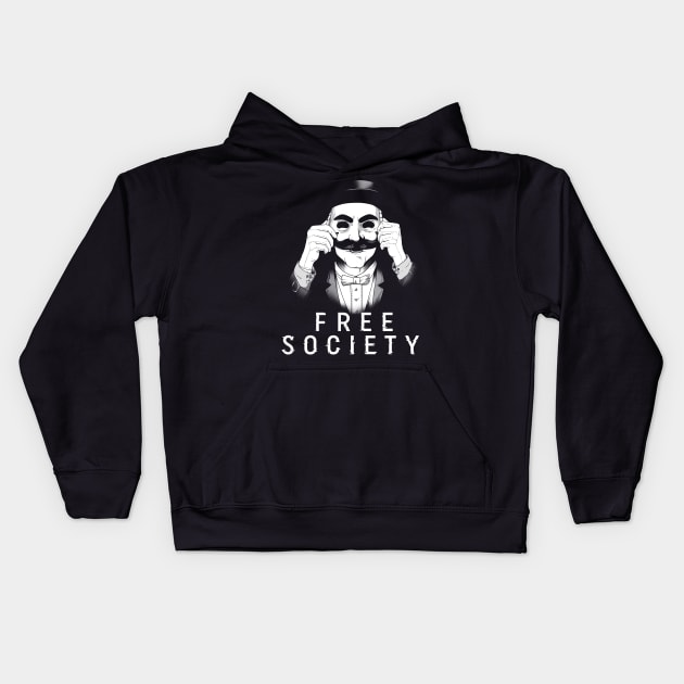 Free society Kids Hoodie by olly